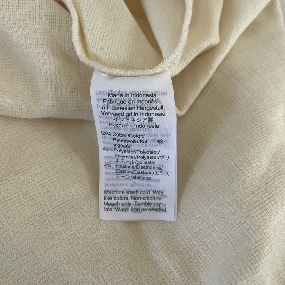 Madewell Midi White Dress, Xxs View 5